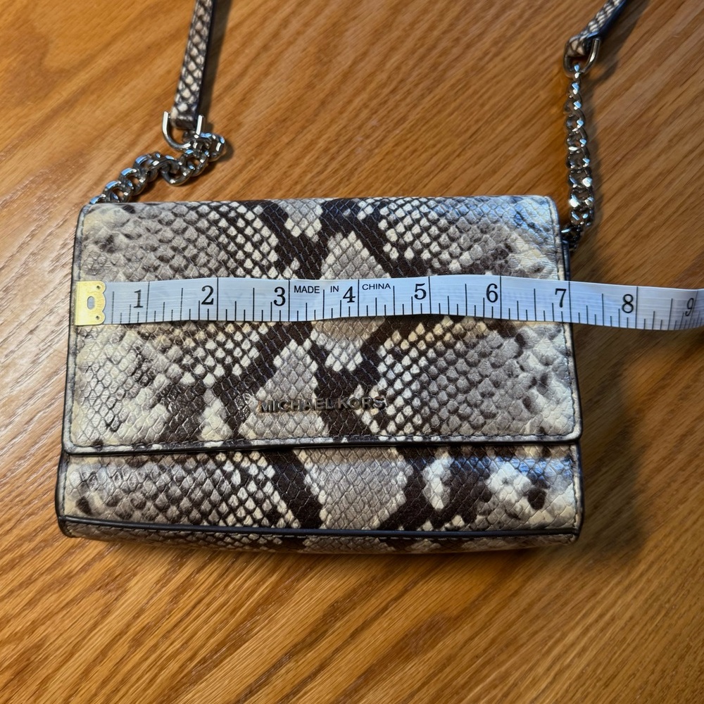 Michael Kors Snake Print Crossbody Bag - Picture 13 of 14